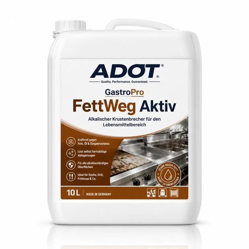 ADOT FettWeg Aktiv Reinigungsmittel im 10-Liter-Kanister