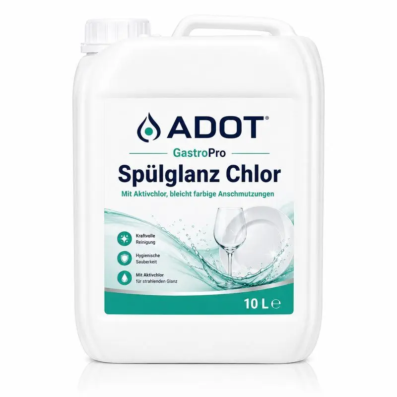 ADOT GastroPro Spülglanz Chlor – Maschinen-Geschirrspülmittel