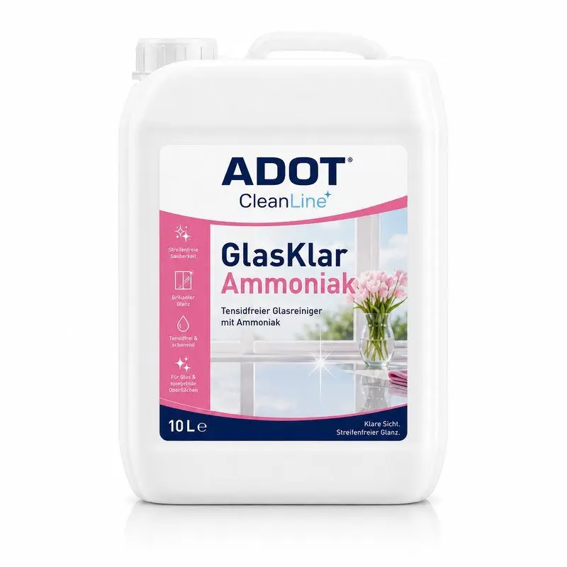 ADOT CleanLine GlasKlar Ammoniak – Glasreiniger